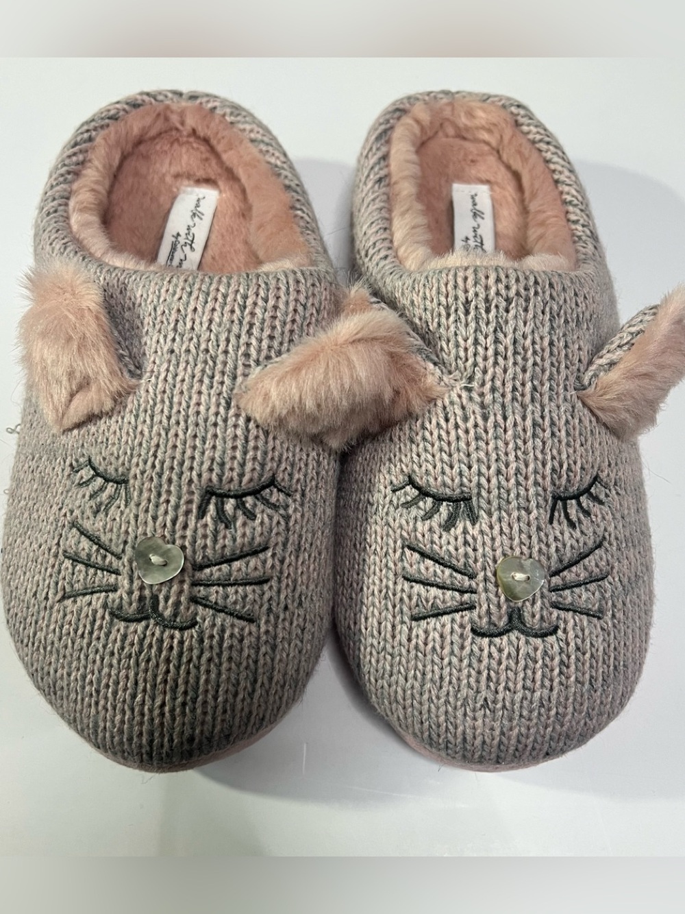 Coldwater Creek Kitty Cat Slippers